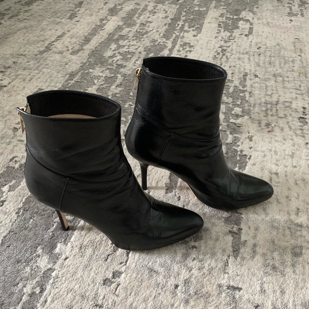 Jimmy Choo Leather Booties - Picture 3 of 15